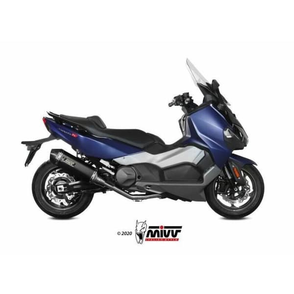 Mivv Speed Edge motorcykelavgassystem - SYM Maxsym 500 TL