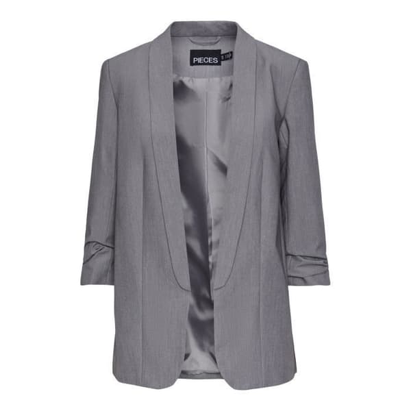 Kappa 3/4 - Pieces - Bosella - Ljusgrå melang - Polyester - Regular passform