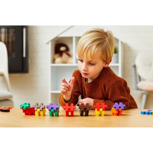 Utbildande byggspel - PLUSPLUS - Midi BIG Box - 50 bitar - Midi BIG format - Monteringsspel