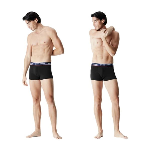 Pierrecardin Kalsong Herr - Svart (Förpackning av 8)