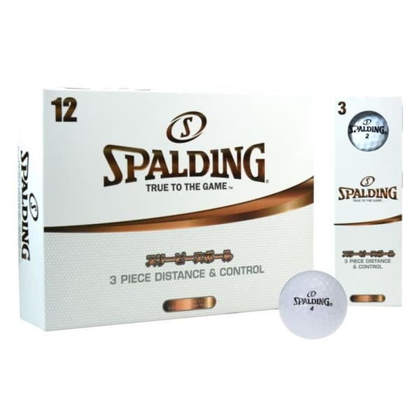 Set med 3 Spalding golfbollar för distans