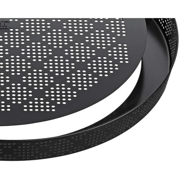 Kaiser perforerad quiche/pizzaform i rostfritt stål - 2300651576
