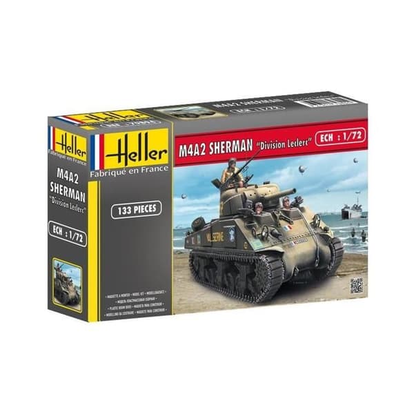 Modell - HELLER - ASSAULT TANK - M4A2 SHERMAN - SKALA 1/72 - CLASSIC