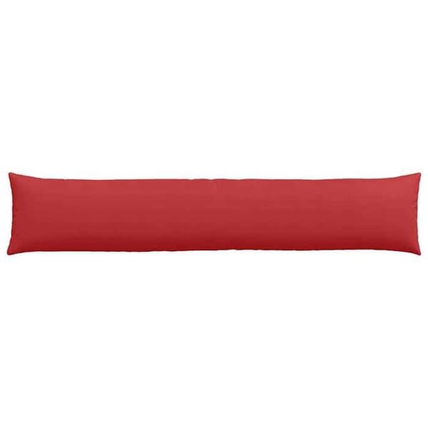 Coussin Vidaxl Soffkuddar 2 st Röd 200 x 40 cm tyg
