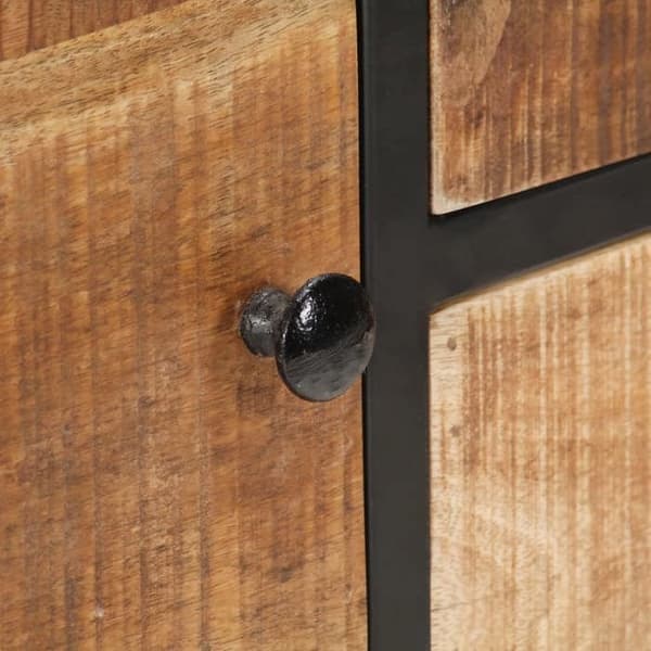 vidaXL Buffé 85x30x80 cm Rå mangoträ 320486