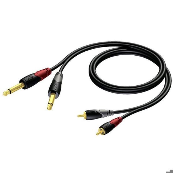 Procab CLA631 Classic kabel 2x RCA - 2x jack 5m