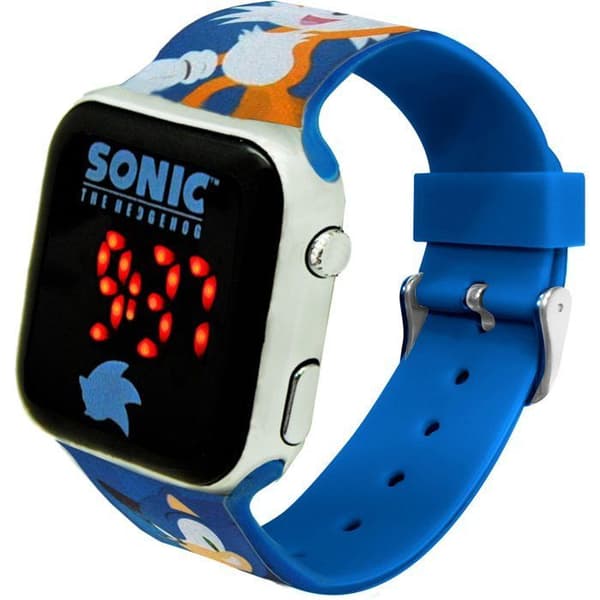 LED-klocka - KIDS LICENSING - Sonic - Från 4 år - Blå