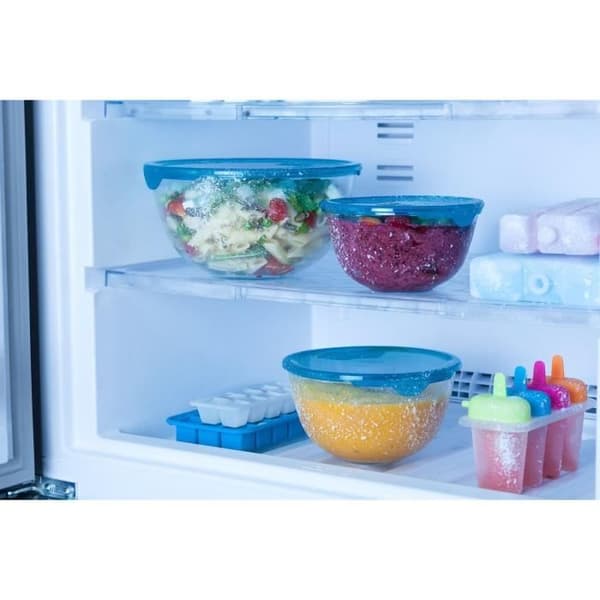 Jatte i glas Pyrex 180P000 med plastlock - 2 liter