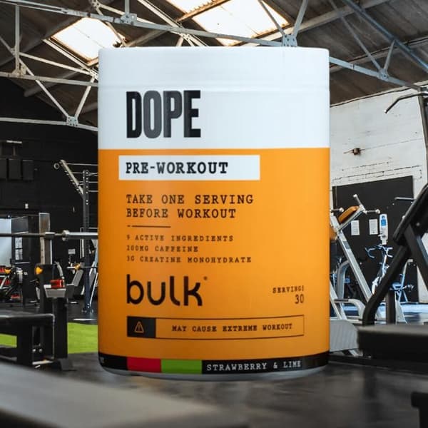 Dope Pre-workout 30 port Jordgubb och lime Bulk Pre-workout
