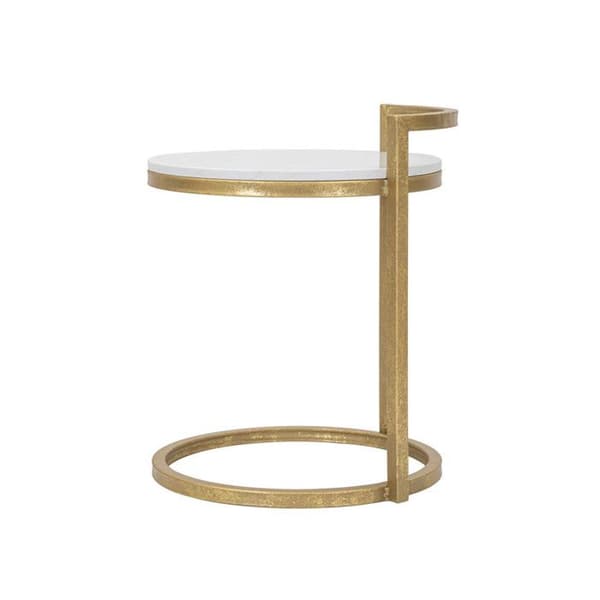 Marmorbord "Alma" 50cm Guld