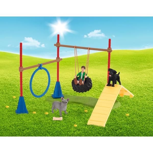 SCHLEICH Dog Entertainment Box - Farm World Range