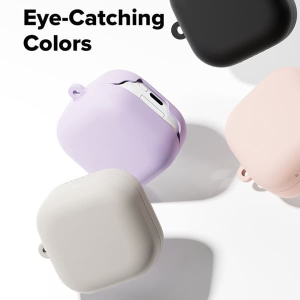 Ringke Silikonfodral för Samsung Galaxy Buds 4 Pro - Pink Sand