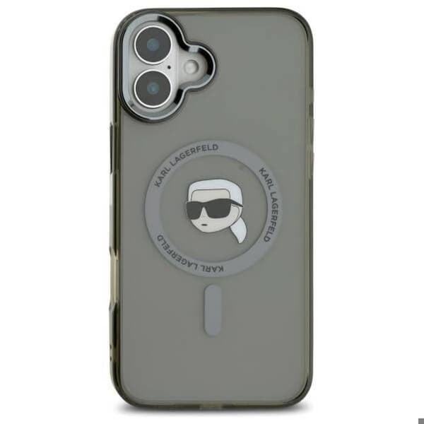 Mobilskal - KARL LAGERFELD - iPhone 16 Plus - MagSafe - Transparent - Elegant