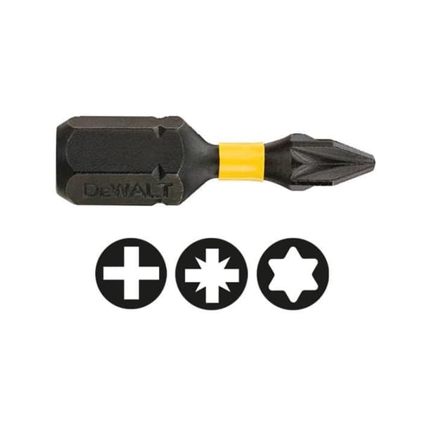 DEWALT PZ1 25 mm torsionsbitar - 5-pack