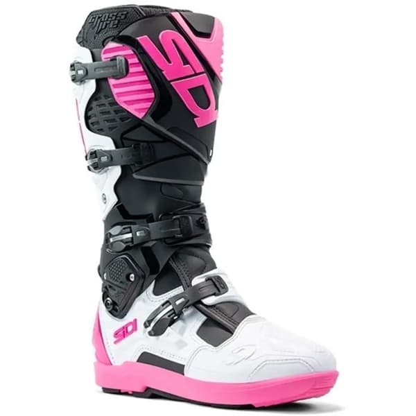 Sidi Crossfire 3 SRS motocross stövlar - vit/rosa