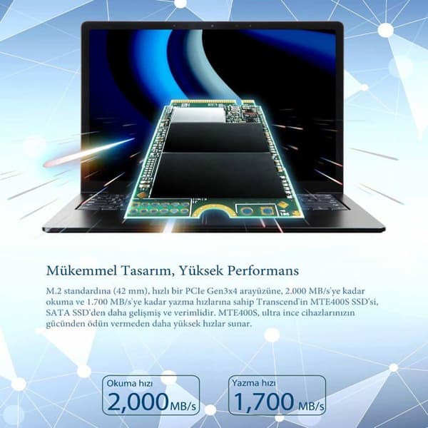 TRANSCEND MTE400S 2 Till