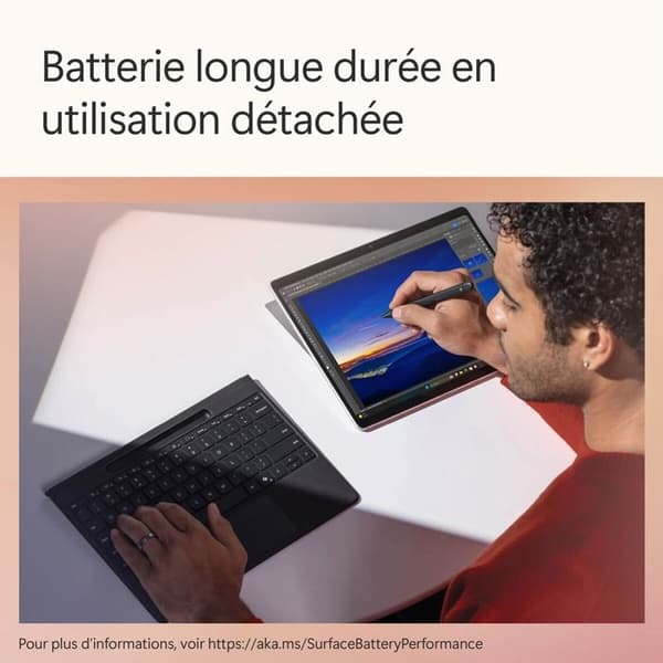 Tangentbord för Microsoft Flex för Surface Pro 13 tum med Surface Slim Pen - Svart