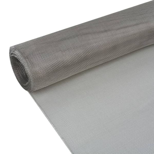vidaXL Mesh Screen Rostfritt Stål 100x1000 cm Silver