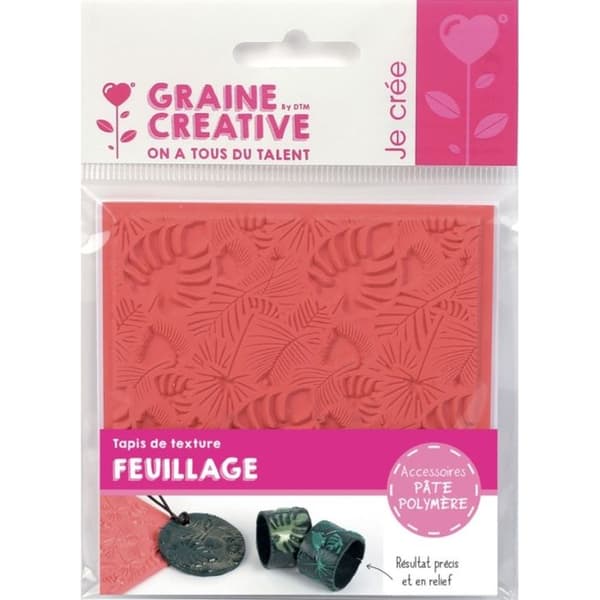 Graine Créative - Texturtapet för Fimo Lövverk
