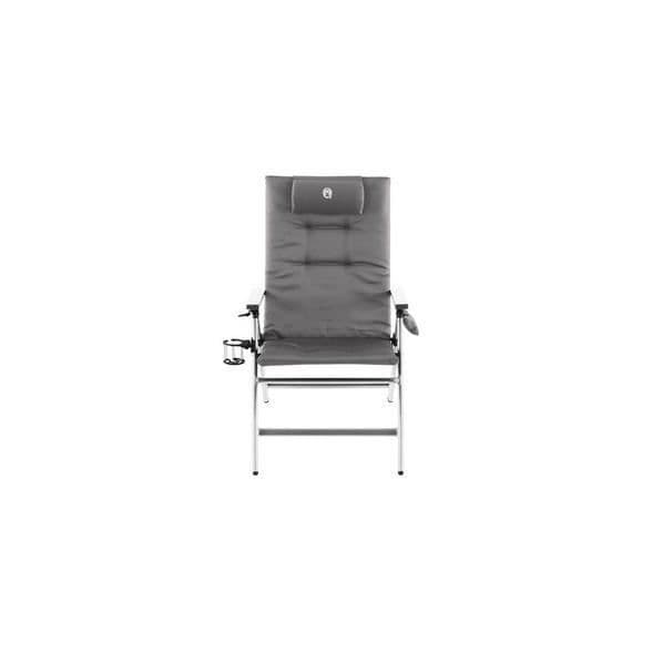 Fällstol - COLEMAN - 5 Positioner - Aluminium - Grå - Justerbara Armstöd