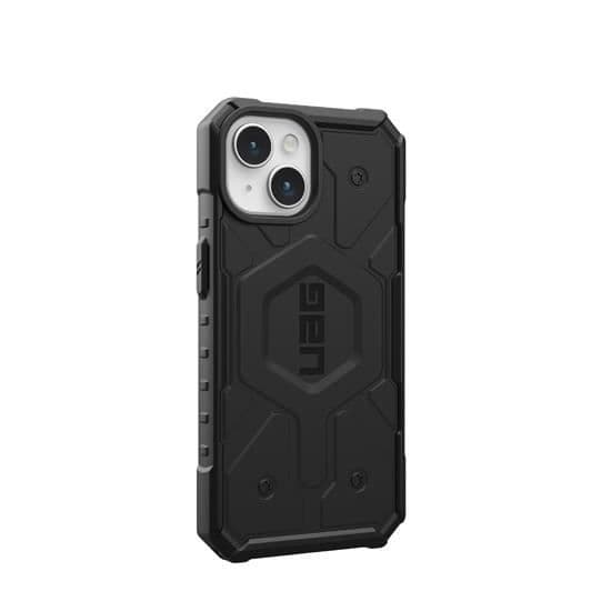 Coque - UAG - Pathfinder - iPhone 15 Plus - Svart - Förstärkt skydd - MagSafe