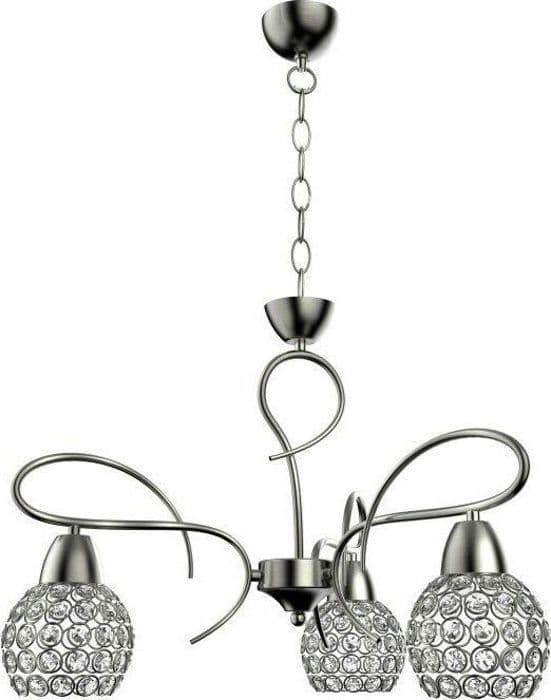 Pendellampa - KRIS - KR 375-3PL - 3x60W E27 - Grå - Inomhus