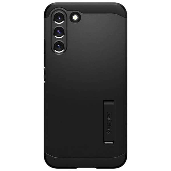 Fodral - SPIGEN - Tuff rustning - Svart - Dual Layer Protection - Integrerat stöd