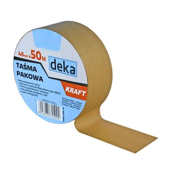 Presentband - Deka presentband i kraftpapper 48 mm 50 m