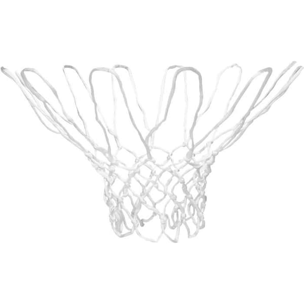 Basketbollnät - Avento - 44-46 cm - Nylon - 12 krokar - Vit