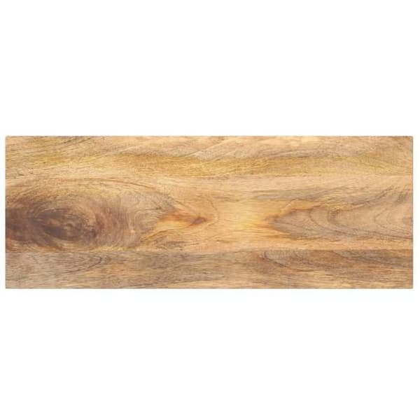 vidaXL Bordsskiva 70x40x2,5 cm rektangulär massiv mangoträ 371447