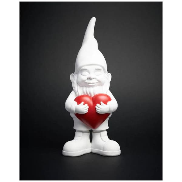 Statuett - BLOGO DESIGN - Nani - 29 cm - Vit - Polyresin