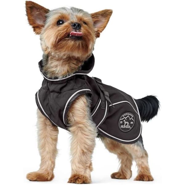 Softshelljacka för hund - HUNTER - Uppsala - Svart - 45 cm - Vattentät, vindskyddande