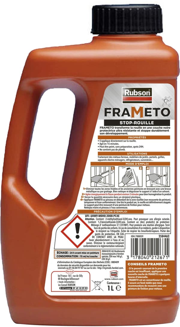 Behållare rostskydd - RUBSON - Frameto - 1 L