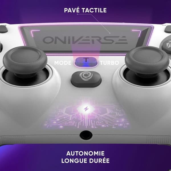 Spelkontroll - ONIVERSE - Revolt - Multi-plattform PS4/PC/Android/iOS - Hall Effect joysticks - 6-axlig gyroskop