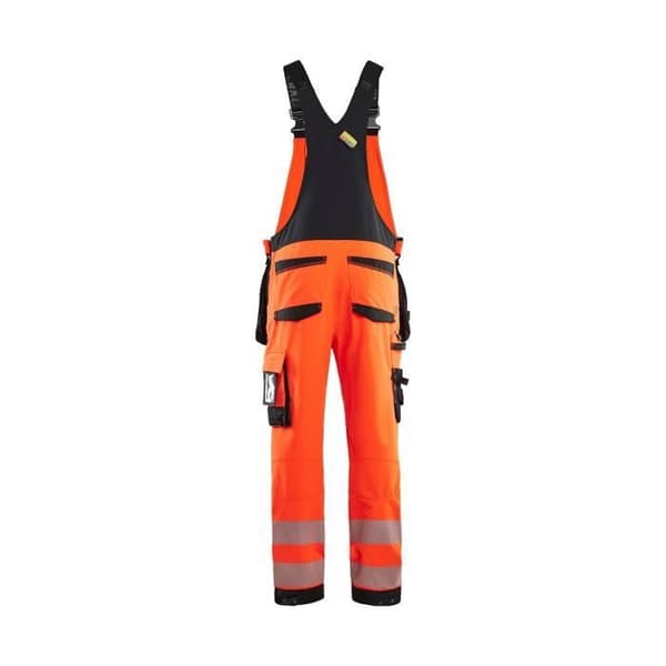 Högsynlig stretch 4D hängselbyxa Blaklader