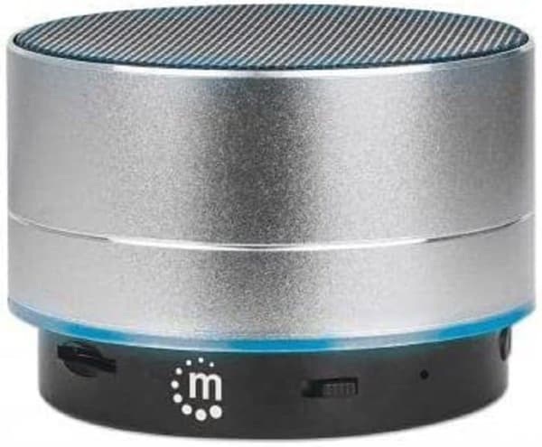 Bluetooth-högtalare - MANHATTAN - 165327 - Metallisk - Silver - Stänksäker