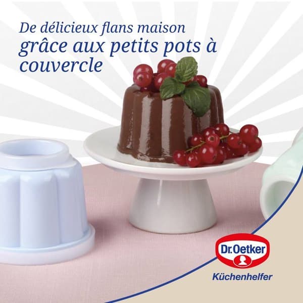 Puddingform - DR. OETKER - 1799 - 150 ML - Plast - Rosa-Grön-Blå