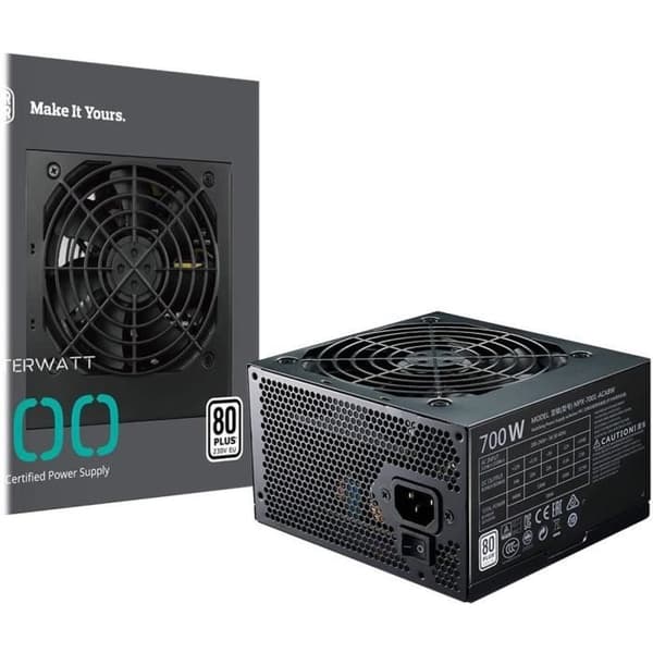 Strömförsörjning PC - COOLER MASTER - MWE White V2 - 700W - Certifierad 80 Plus White - 3 års garanti