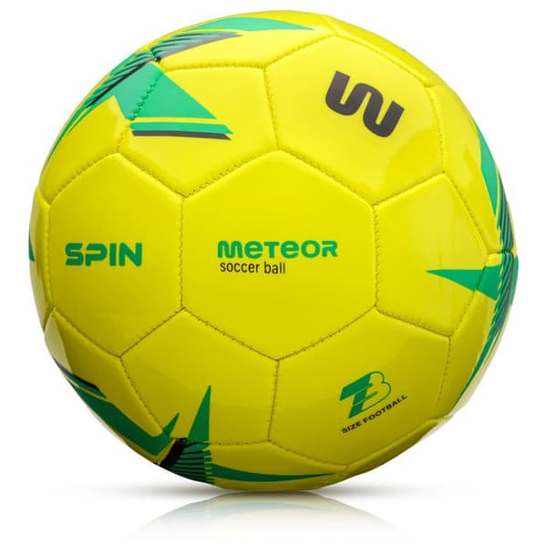 Meteor Spin fotboll 32 paneler Storlek 3 - Gul
