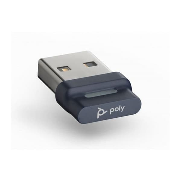 HP Poly Voyager Focus 2 Bluetooth Stereo över-ear headset svart med brusreducering dators headset