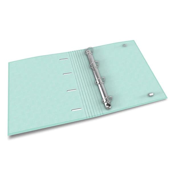 Klass 4 ringar Casterli Basic 32 x 26 cm — hård pappersomslag, gummistängning, grön