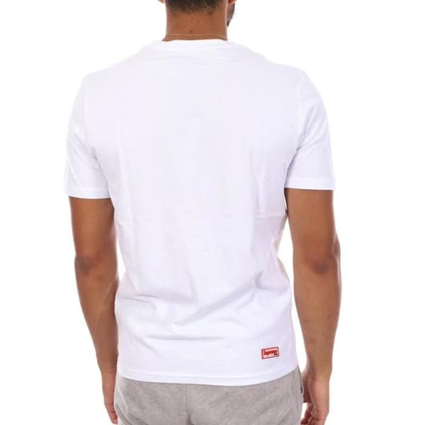 Vit T-shirt Herr Supreme Grip Norris