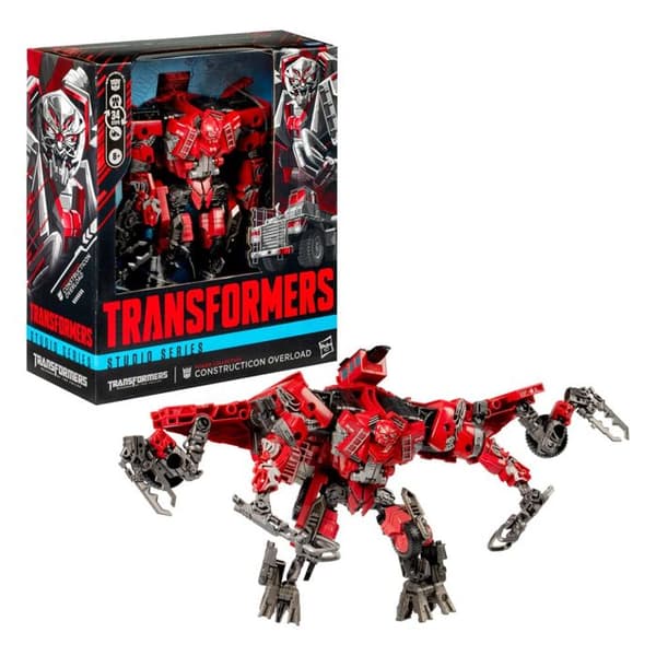 Figur - HASBRO - Transformers 2: Rättvisans Återkomst - 22 cm - Ledarklass - Constructicon Overload
