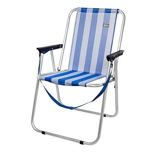 Chaise Fixe - AKTIVE - 53951 - Aluminium - 1 plats - Mörkblå