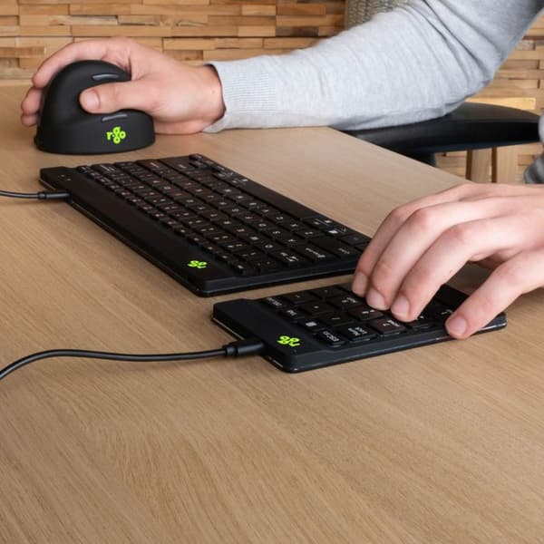 R-Go Numpad Break (svart, med sladd)