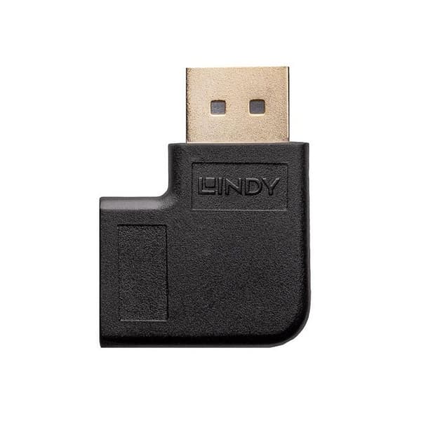 LINDY DisplayPort 1.4 vänster vinklad adapter