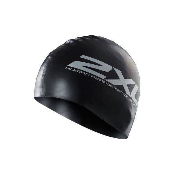 Simhatt - 2XU - Silikon Simhatt - Svart - Silikon - Unisex