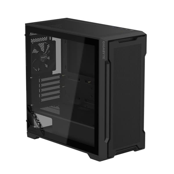 Midtornlåda - GIGABYTE - C102 Glas Svart - USB 3.2 - Elegant Design - Maximal Kompatibilitet