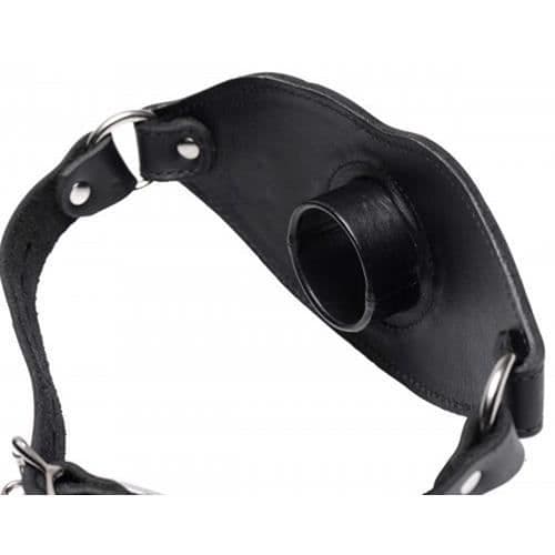 Läder boll gag (munöppnare)