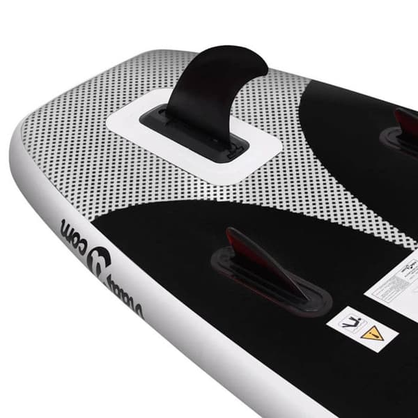 vidaXL Uppblåsbart SUP Board Set Svart 330x76x10 cm